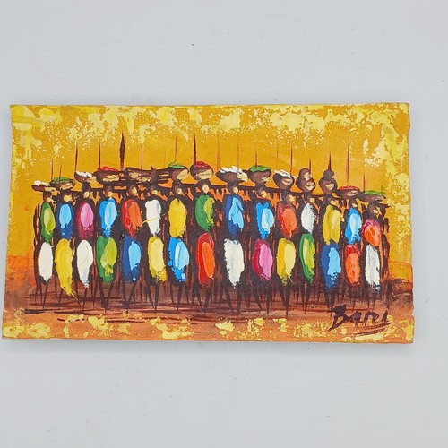 African tribal scene painting - tribal,