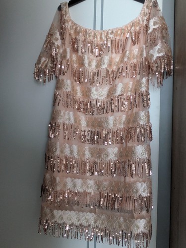 Robe cocktail 38 avec - robe, t