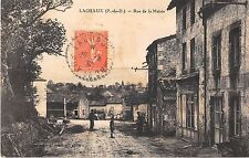 CPA 63 LACHAUX RUE DE LA MAIRIE