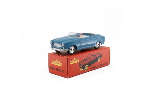 Peugeot 403 cabriolet bleu - bleu,