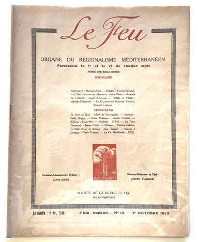 Feu 1923 n 19 - (revue),