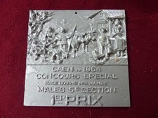 PLAQUE DE CONCOURS AGRICOLE
