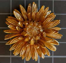 Broche fleur-soleil années 90, Très bon état