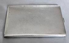 Étui à Cigarettes Argent Massif Et Vermeil Sterling