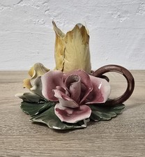 Bougeoir en céramique Bassano vintage rare collectionneur rare