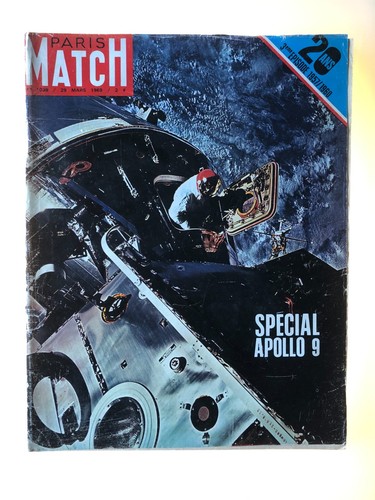 Paris match 1038 la lune - match, n°
