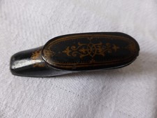 Chaussure papier maché Napoléon III Tabatière