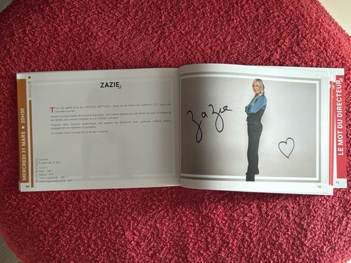 Programme dédicacé autograph - programme,