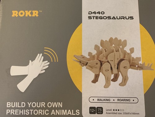 Robotime diy stegosaurus - robotime,