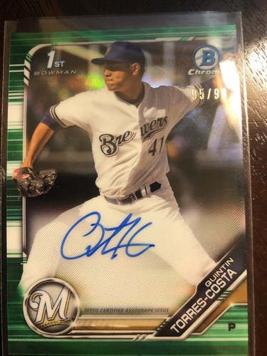 2019 bowman chrome - 2019, quintin