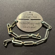 France WW2 Plaque Identité