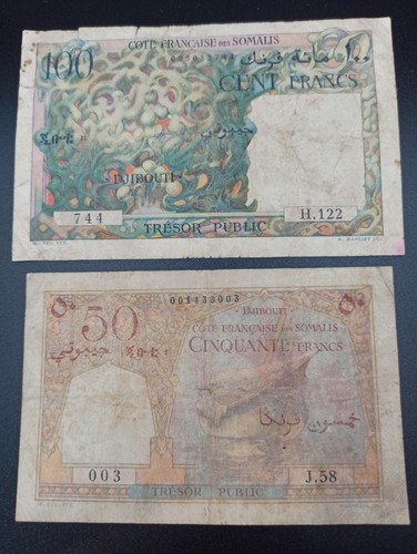 Somalis djibouti 50 - :, &