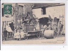 LOCHES-sur-OURCE: vendange (pressoir) - état