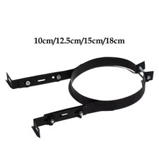 Support de tuyau de cheminée réglable, clip fixation suspendu, collier