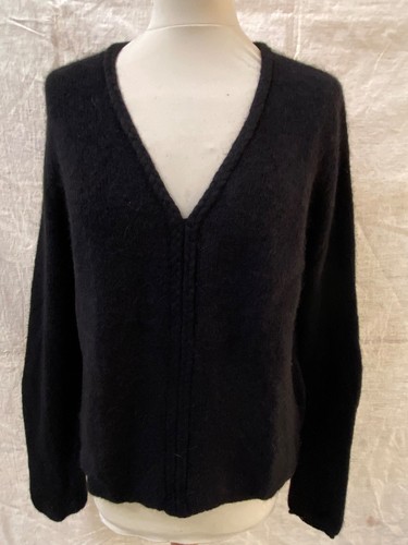 Pull mohair alpaga - pull, noir