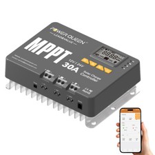 Régulateur Solaire MPPT 30A 12V/24V Chargeur Batterie USB - Contrôle Intelligent