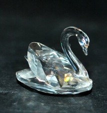 SWAROVSKI Statuette Cygne Figurine Collection Beauté du Lac CRISTAL taillé signé