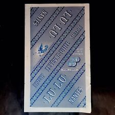 Fin XIXe Affiche Publicitaire Biscuit LEFEVRE UTILE LU