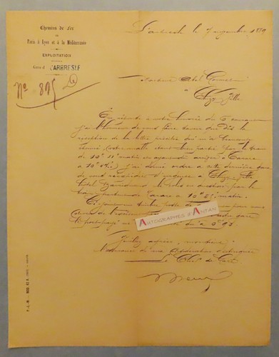 Gare l arbresle 1889 - ●,