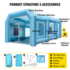 VEVOR 8X4X3M Tente Gonflable