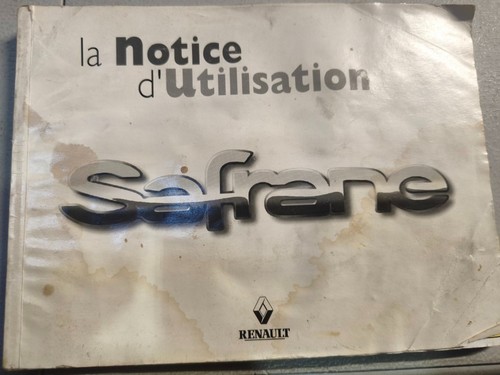 Renault safrane manuel bord - manuel, de