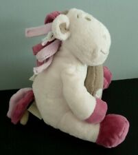 N5. DOUDOU MUSICAL NOUKIE'S CHEVAL VICTORIA LUCIE ROSE LUNE 20cm ASSIS - TTBE