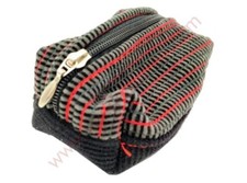 PORTE MONNAIE PEUGEOT 205 GTI CTI 1.6 TISSU BIARRITZ ROUGE ET NOIR