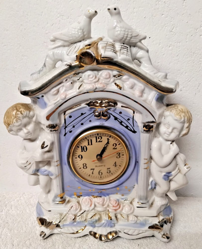 Ancienne horloge cheminée - ancienne, de