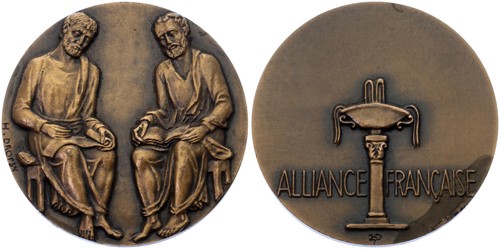 France médaille alliance - médaille,