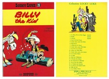 RARE RÉÉDITION DOS JAUNE 1964 LUCKY LUKE N° 20 MORRIS : BILLY THE KID