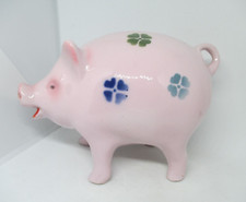 Ancien Cochon Tirelire En Céramique Années 20 30