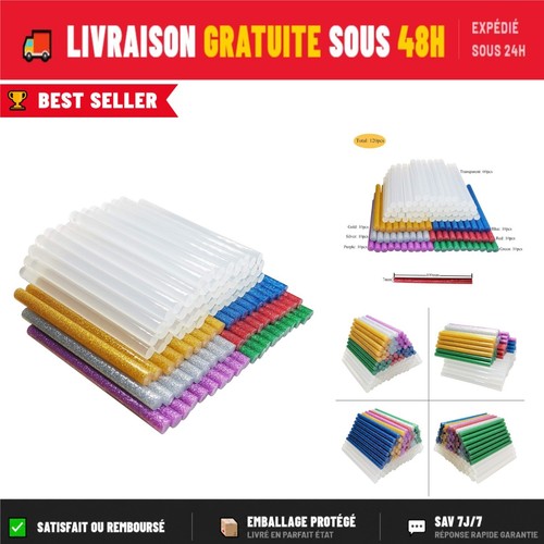 120 bâtons colle chaude - bâtons,