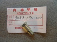 Vis axe de béquille latérale