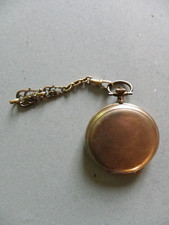 BELLE MONTRE GOUSSET SAVONNETTE PLAQUÉE OR en parfait état de fonctionnement