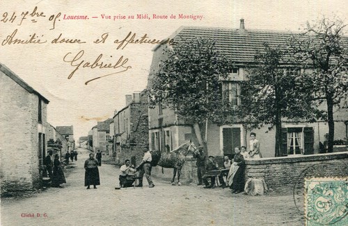 Louesme vue prise midi - prise, au