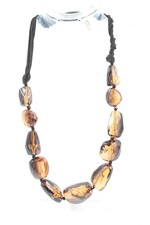 SILVIO TOSSI Colliers ras du cou Dames brun-noir style décontracté