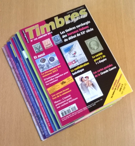 Timbres magazine année 2014 - année,