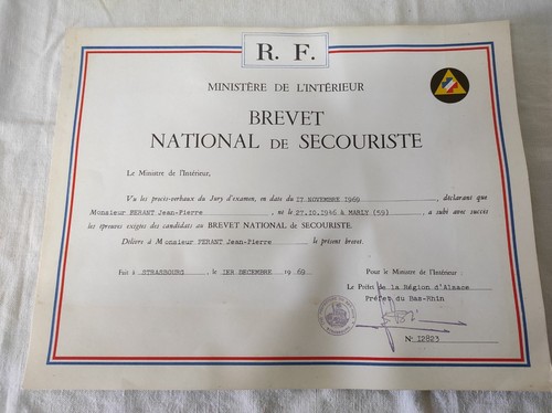 Ancien diplôme brevet - ancien,