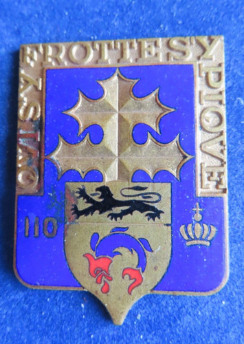 Infanterie 110e doré et - ri,,