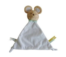 Doudou souris plat blanc –