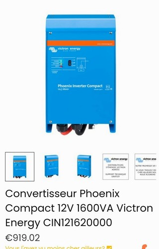 Convertisseur 12v 220v pur - convertisseur,