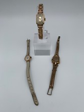 LOT MONTRES PLAQUE OR FEMMES