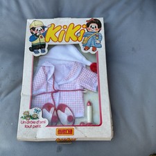 Jouet Vintage Kiki Ajena Boite Vêtement Peignoir Bonnet