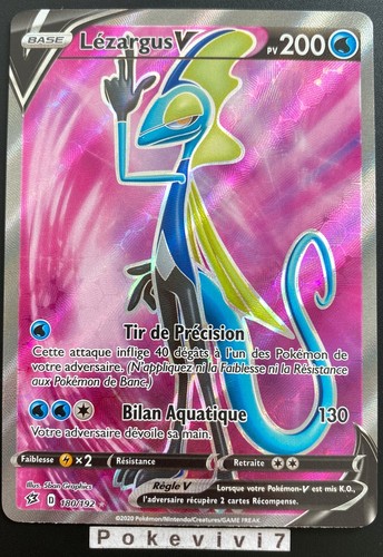 Carte pokemon lezargus - carte, v