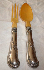 Henri Soufflot Orfèvre Service à salade en argent minerve art nouveau superbe