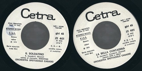 Disque tours orchestre - 45,