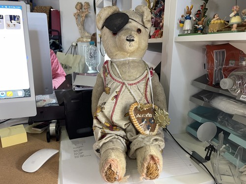 Ancien ours peluche de - en,