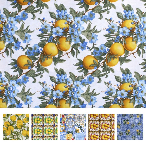 Tissu loneta coton imprimé - en,