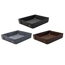 Plateau de rangement pliable pour table de nuit, organiseur pour vernis à
