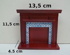 cheminée en bois pour,maison de poupée,vitrine,salon, hotte, schoorsteen  M2